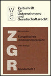 Europaisches Unternehmenrecht