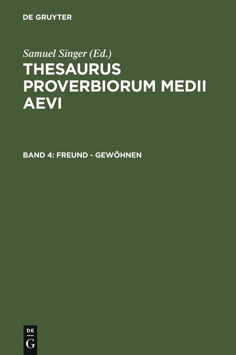 Freund - gewohnen