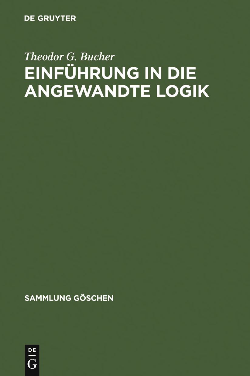 Einfuhrung in die angewandte Logik