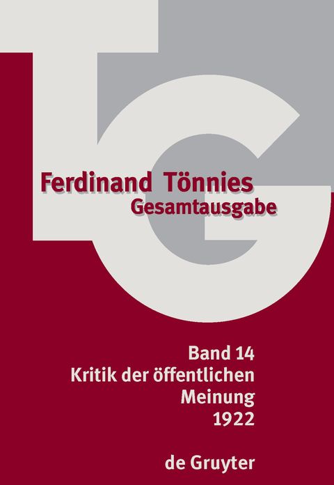 1922: Kritik der offentlichen Meinung