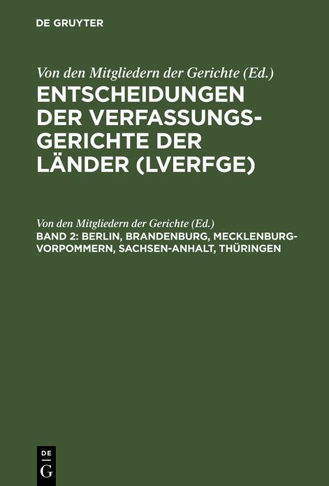 Berlin, Brandenburg, Mecklenburg-Vorpommern, Sachsen-Anhalt, Thuringen: 1.1. bis 31.12.1994