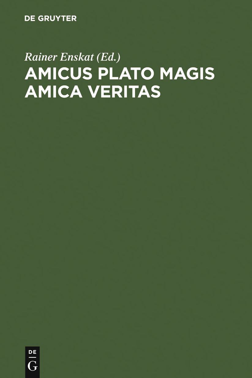 Amicus Plato magis amica veritas: Festschrift fur Wolfgang Wieland zum 65. Geburtstag