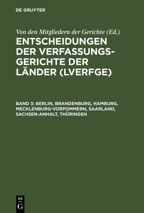 Berlin, Brandenburg, Hamburg, Mecklenburg-Vorpommern, Saarland, Sachsen-Anhalt, Thuringen: 1.1. bis 31.12.1995