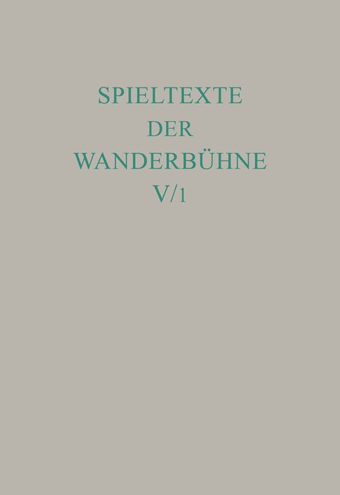 Italienische Spieltexte I: Aus unveroffentlichten Handschriften