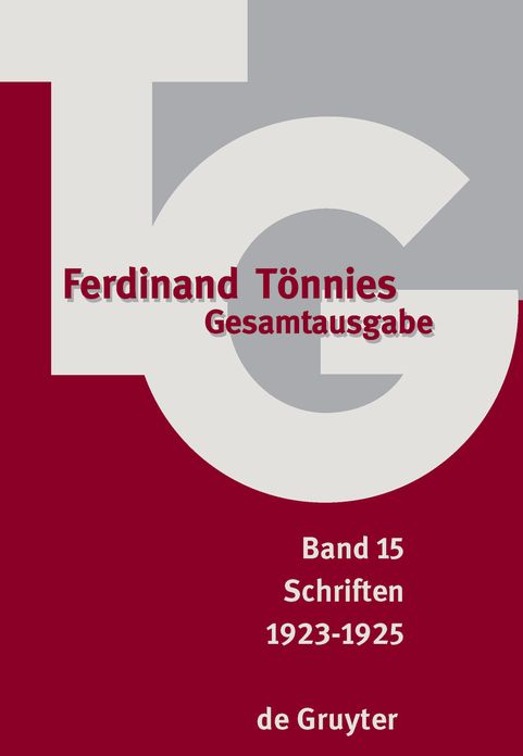 1923-1925: Innere Kolonisation in Preussen, Soziologische Studien und Kritiken - erste Sammlung, Schriften 1923