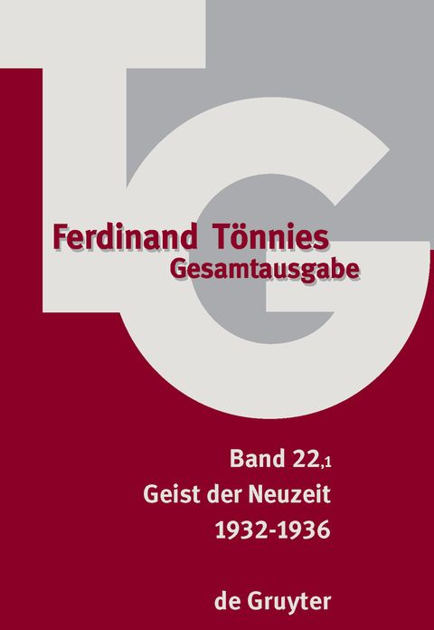1932-1936: Geist der Neuzeit. Schriften. Rezensionen