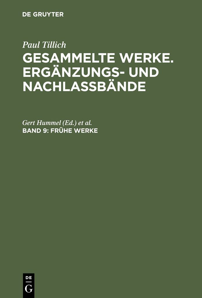 Fruhe Werke