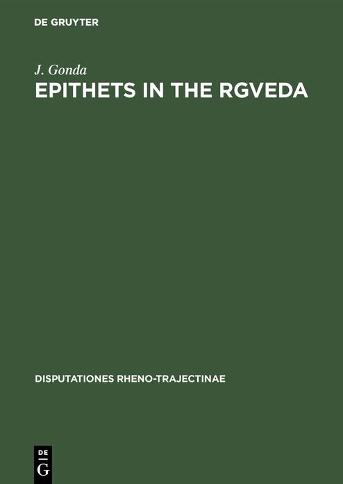 Gonda:Epithets in the Rgveda.