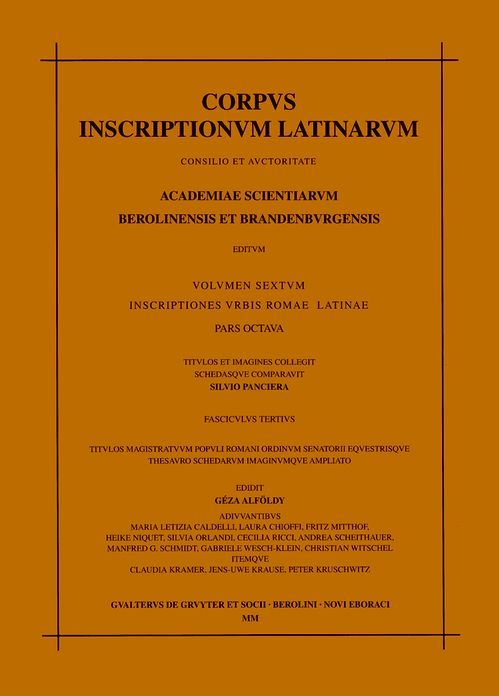 Tituli magistratuum populi Romani ordinum senatorii equestrisque