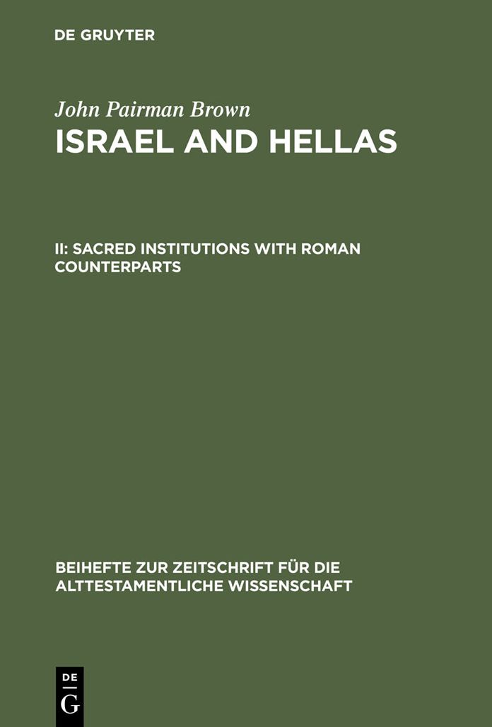Sacred Institutions with Roman Counterparts
