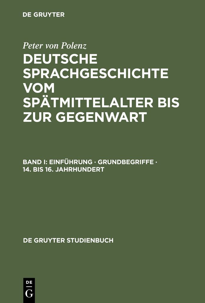 Einfuhrung a Grundbegriffe a 14. bis 16. Jahrhundert