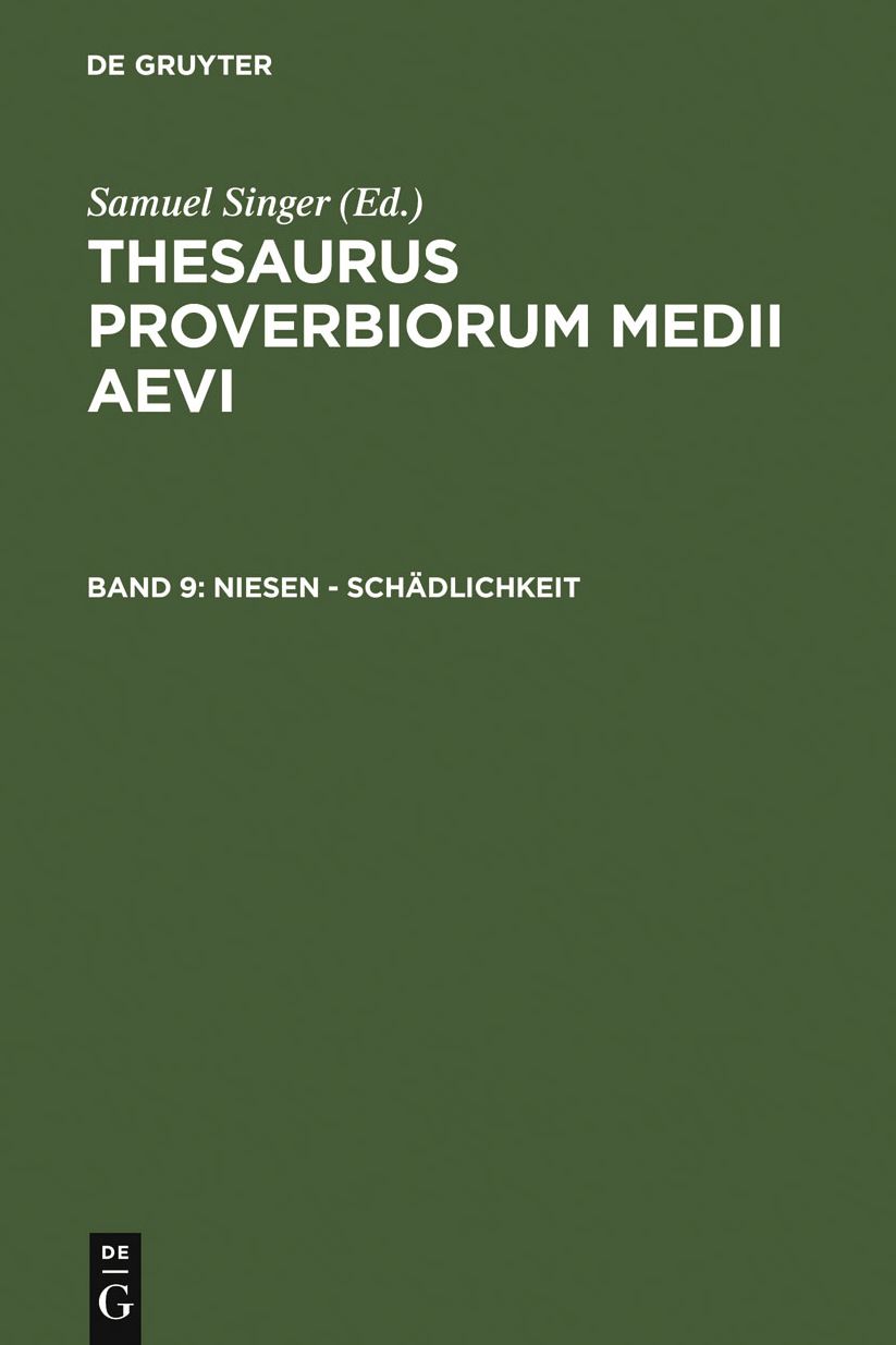 niesen - Schadlichkeit