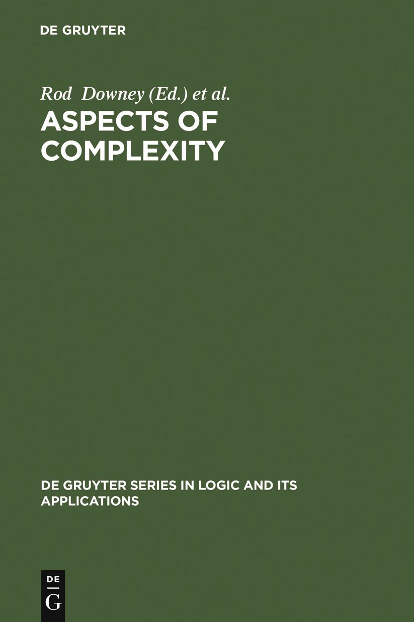Aspects of Complexity: Minicourses in Algorithmics, Complexity and Computational Algebra. Mathematics Workshop, Kaikoura, January 7-15, 2000