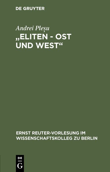 "Eliten - Ost und West"