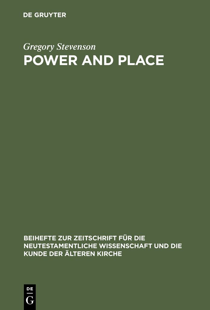 Power and Place: Temple and Identity in the Book of Revelation