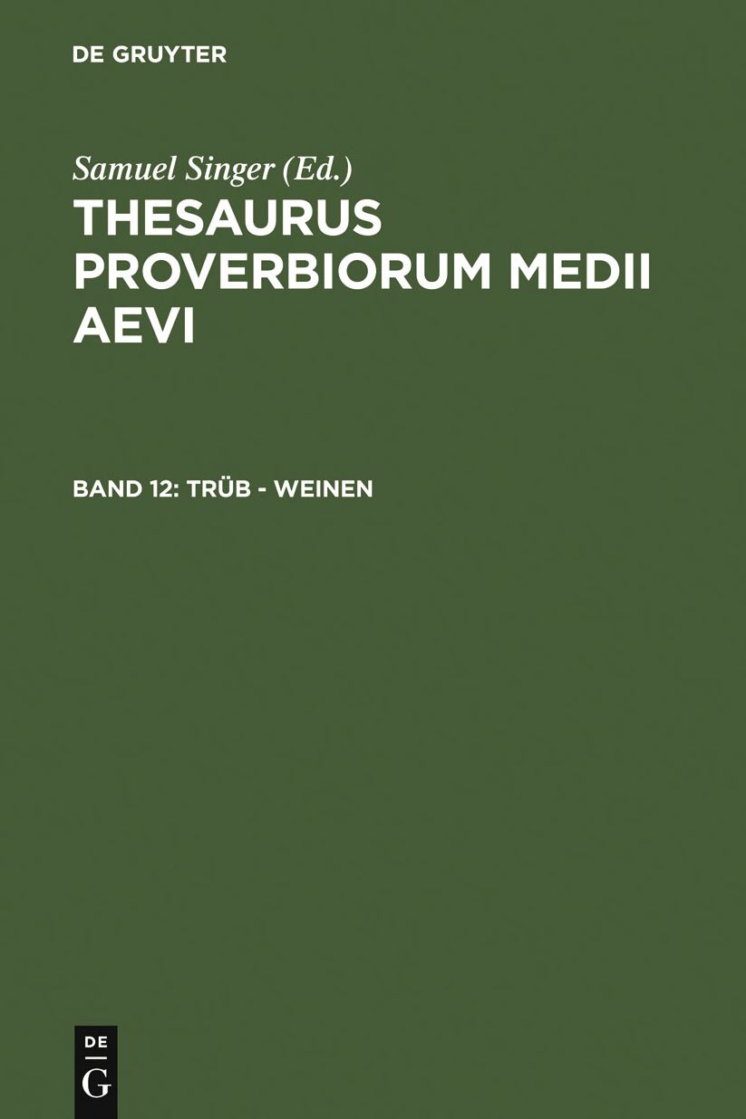 trub - weinen