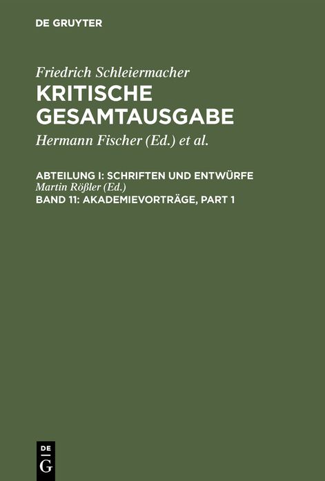 Akademievortrage