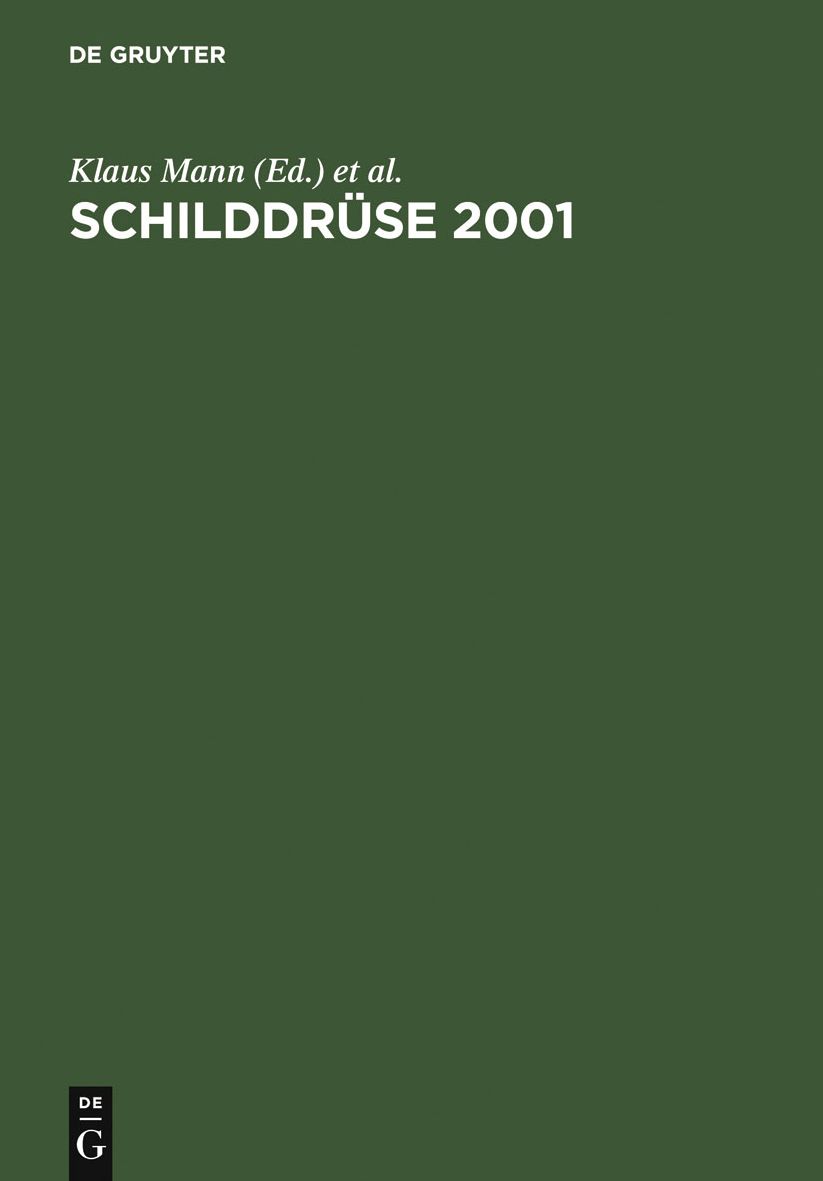 Schilddruse 2001: Schilddruse und Autoimmunitat. Henning-Symposium, 15. Konferenz uber die Menschliche Schilddruse