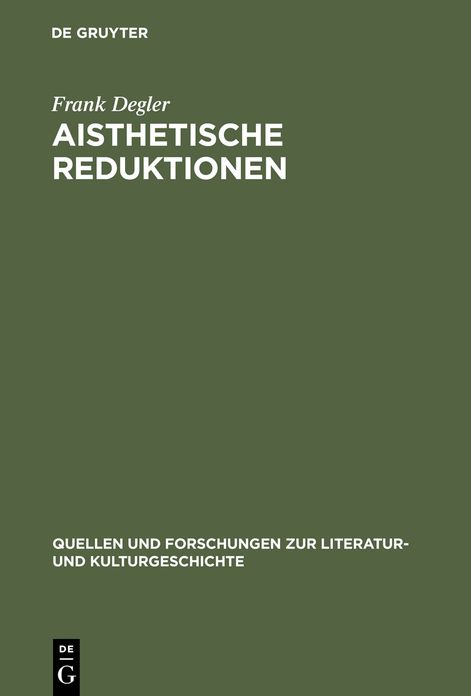 Aisthetische Reduktionen: Analysen zu Patrick Suskinds 'Der Kontrabass', 'Das Parfum' und 'Rossini'