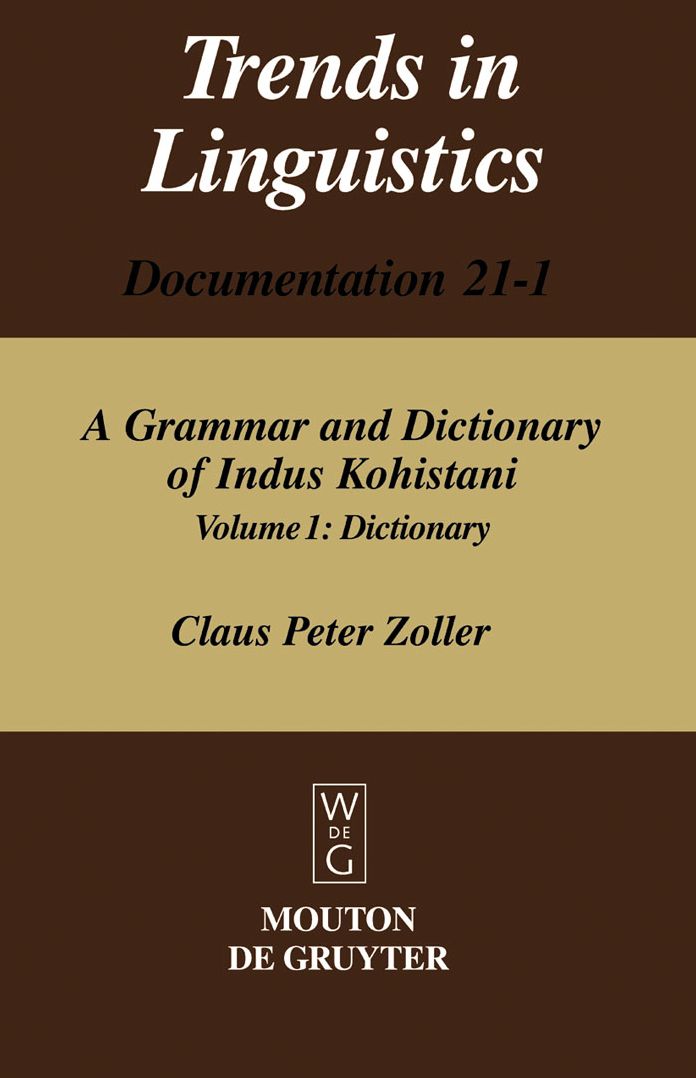 Grammar and Dictionary of Indus Kohistani