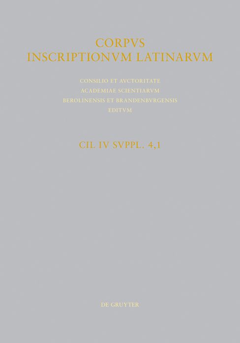 Pars quarta: Fasciculus primus ad titulos pictos spectans
