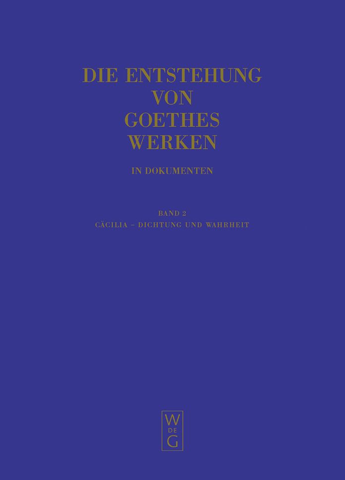 Cacilia - Dichtung und Wahrheit