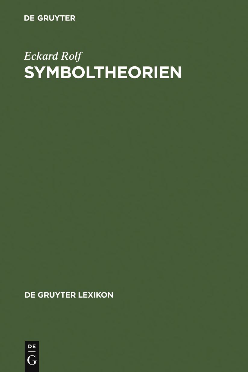 Symboltheorien: Der Symbolbegriff im Theoriekontext