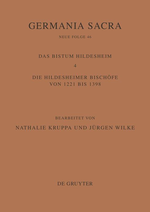 Das Bistum Hildesheim: Die Hildesheimer Bischofe von 1221 bis 1398