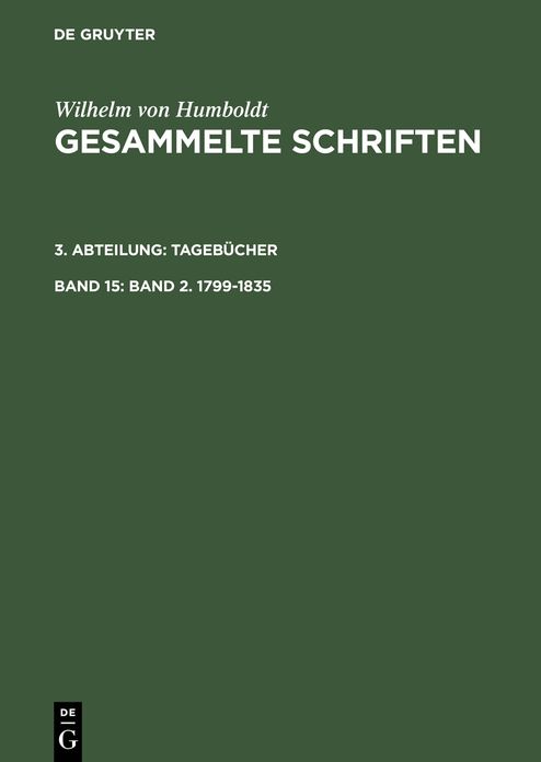 Band 2. 1799-1835