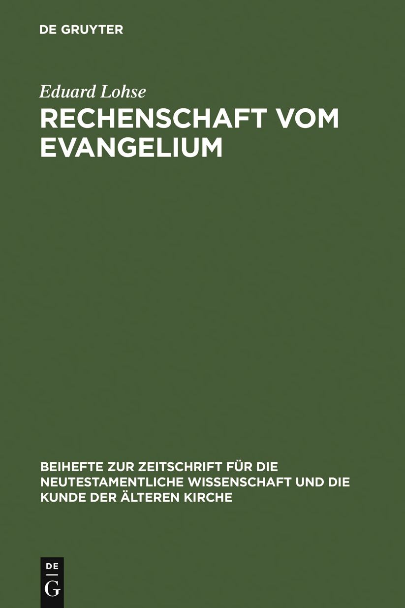 Rechenschaft vom Evangelium: Exegetische Studien zum Romerbrief