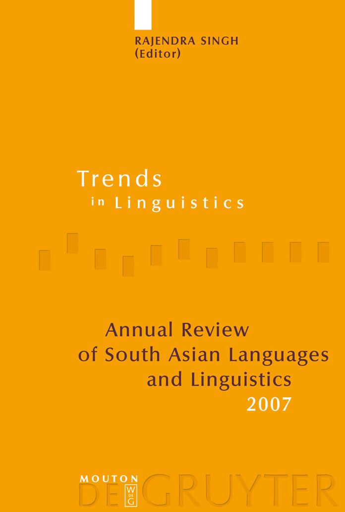 Annual Review of South Asian Languages and Linguistics: 2007