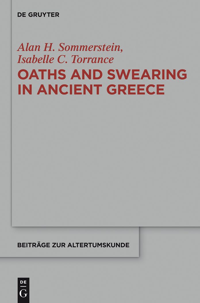 Oaths and Swearing in Ancient Greece