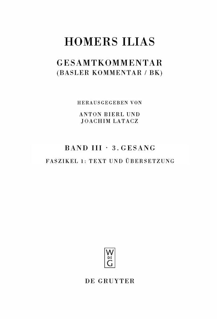 Text und Ubersetzung