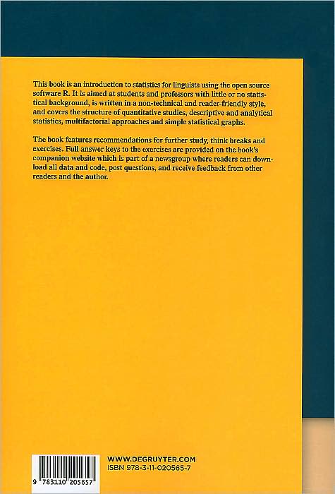 Statistics for Linguistics with R: A Practical Introduction