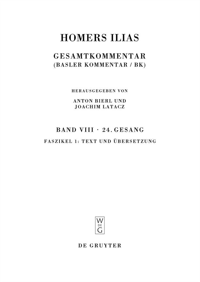 Text und Ubersetzung