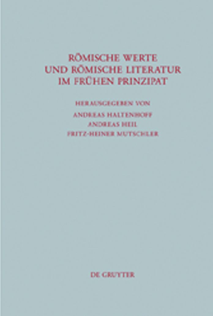 R?mische Werte und r?mische Literatur im fr?hen Prinzipat