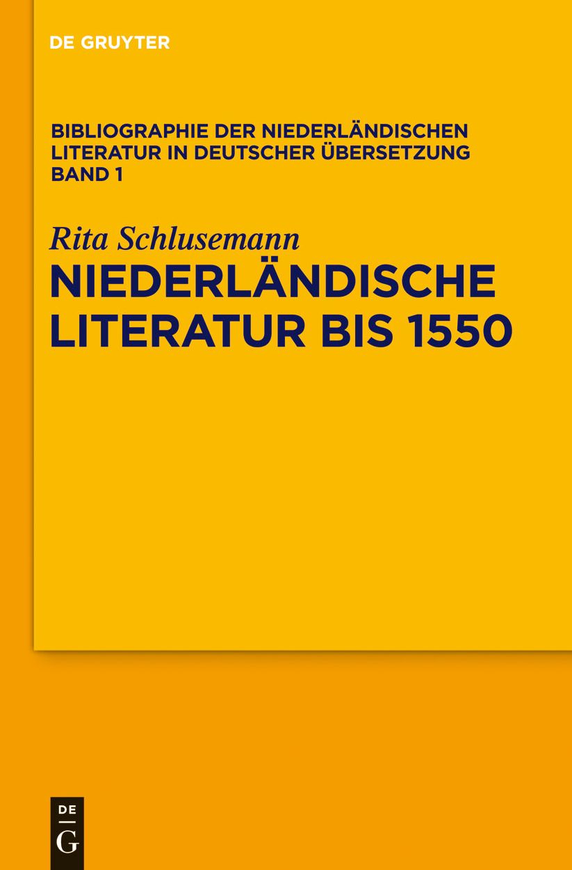 Niederlandische Literatur bis 1550