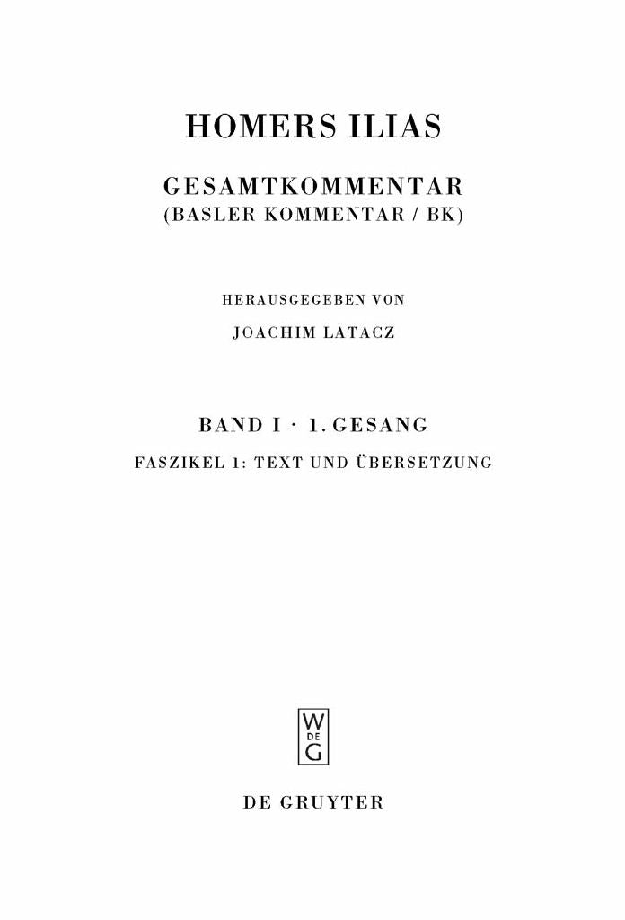Text und Ubersetzung