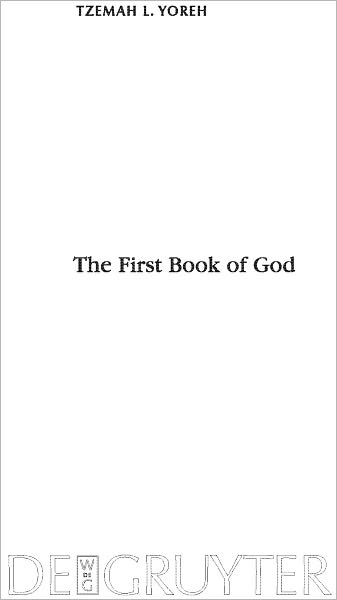 The First Book of God