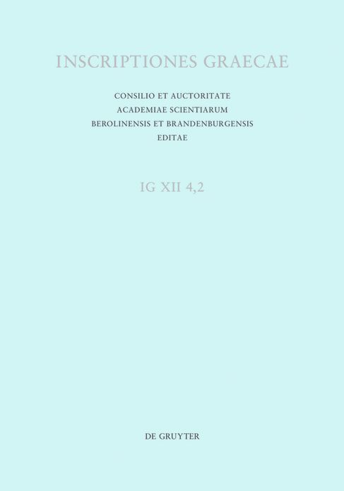 Inscriptiones Coi insulae: Catalogi, dedicationes, tituli honorarii, termini