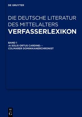 Verfasserlexikon - Die deutsche Literatur des Mittelalters: [Studienausgabe]