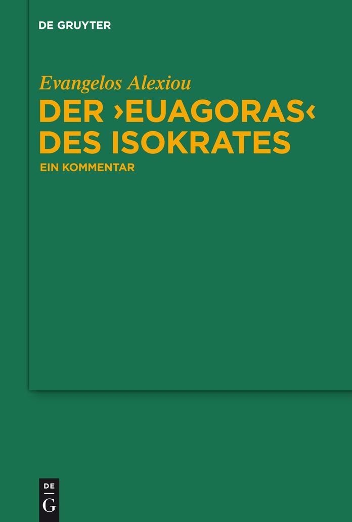 Der "Euagoras" des Isokrates: Ein Kommentar