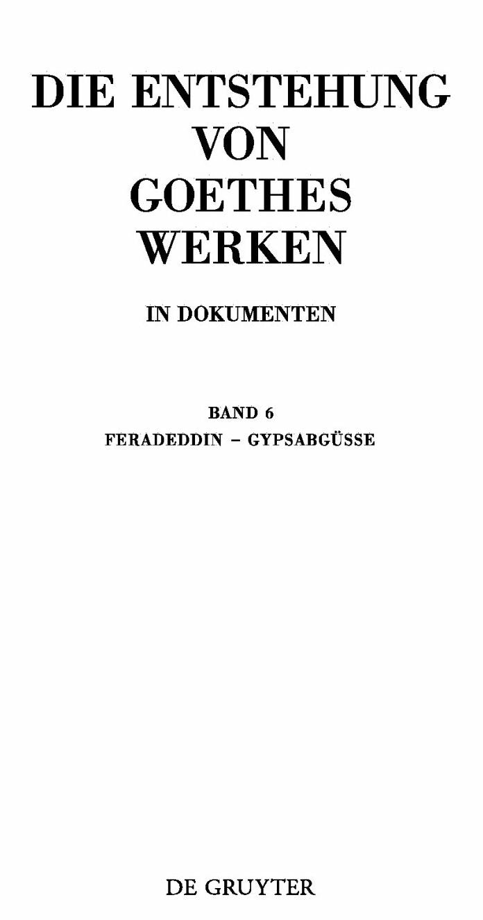 Feradeddin - Gypsabgusse