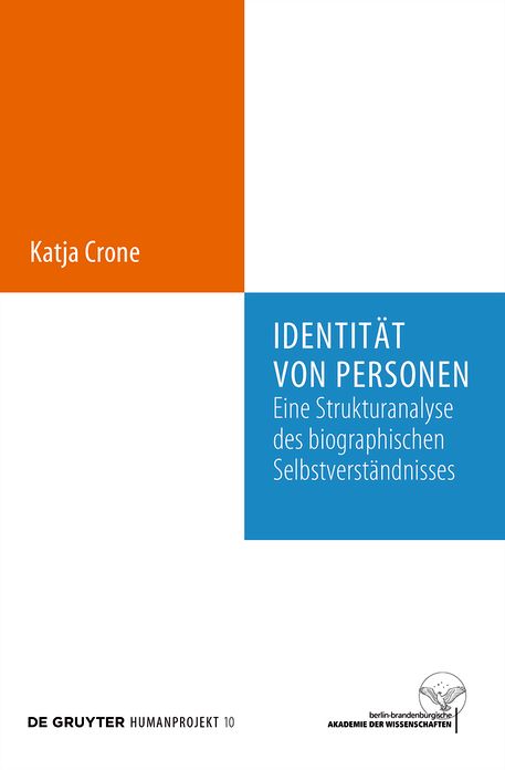 Identitat von Personen: Eine Strukturanalyse des biographischen Selbstverstandnisses
