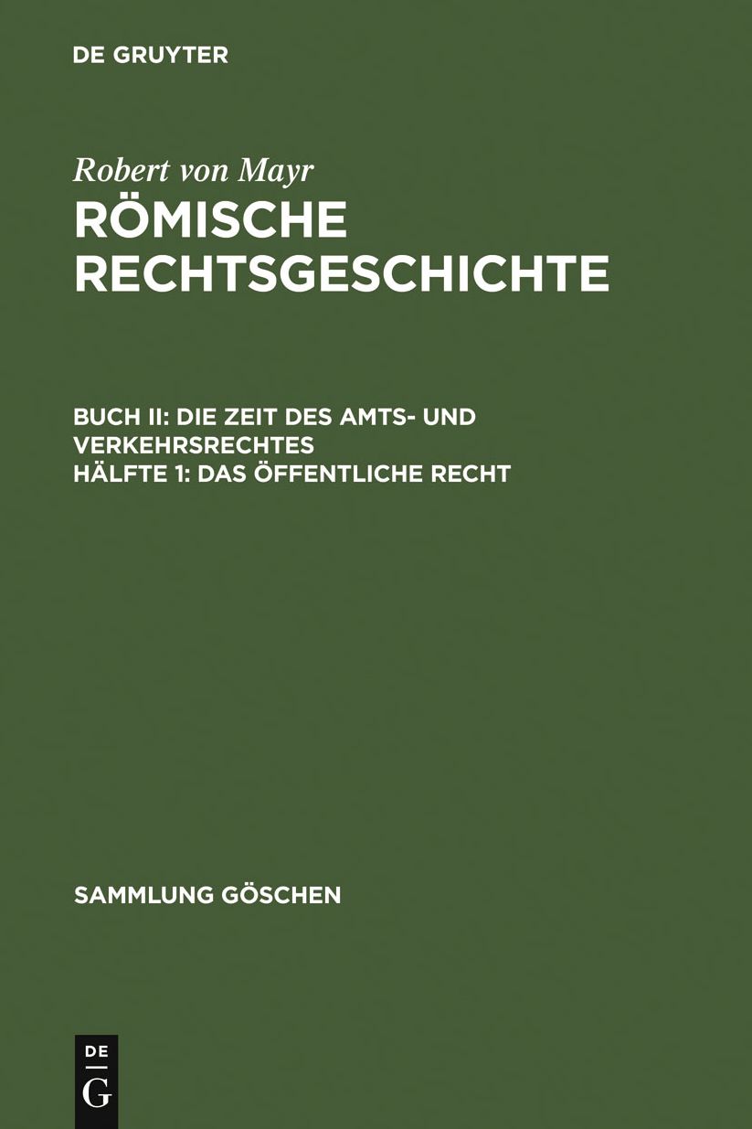 Das offentliche Recht