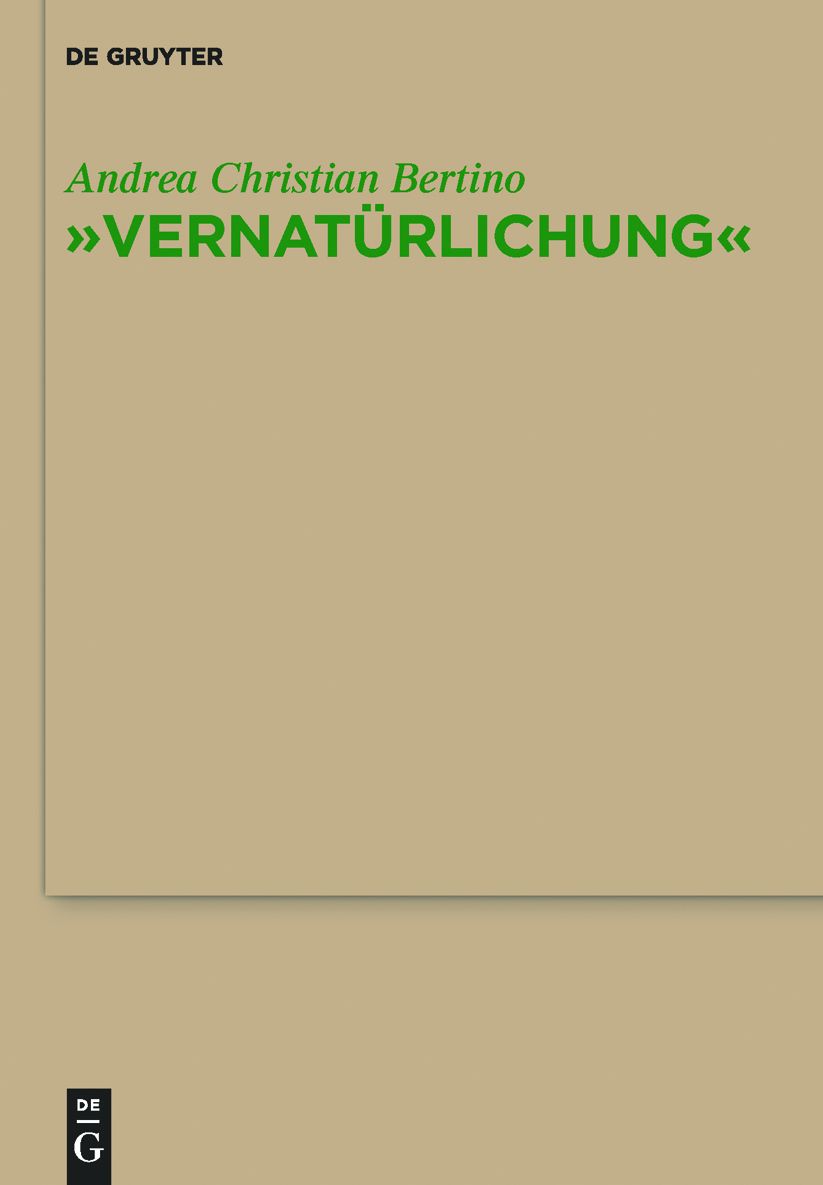 "Vernaturlichung": Ursprunge von Friedrich Nietzsches Entidealisierung des Menschen, seiner Sprache und seiner Geschichte bei Johann Gottfried Herder