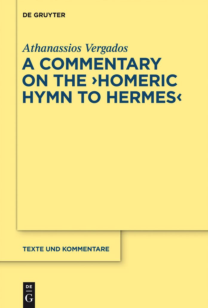 The "Homeric Hymn to Hermes": Introduction, Text and Commentary