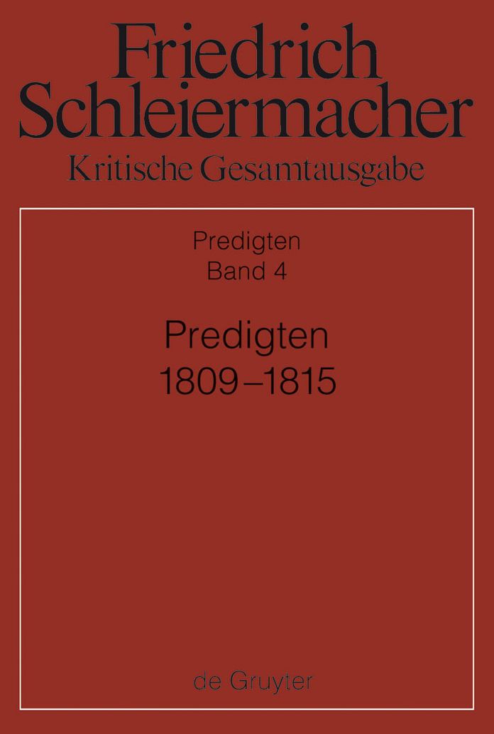 Predigten 1809-1815