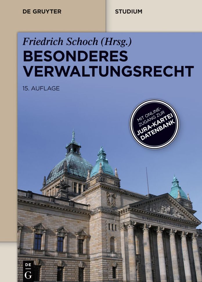 Besonderes Verwaltungsrecht: Mit Onlinezugang Zur Jura-Kartei-Datenbank (Print-Ausgabe)