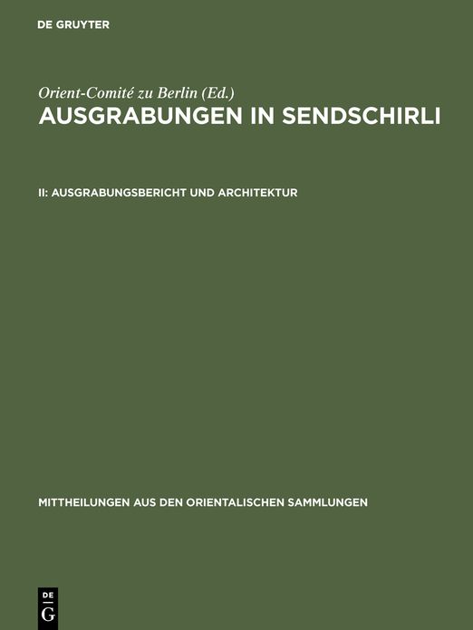 Ausgrabungsbericht und Architektur
